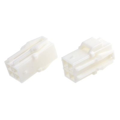 JST Female Connector Housing, 4 Way, 2 Row