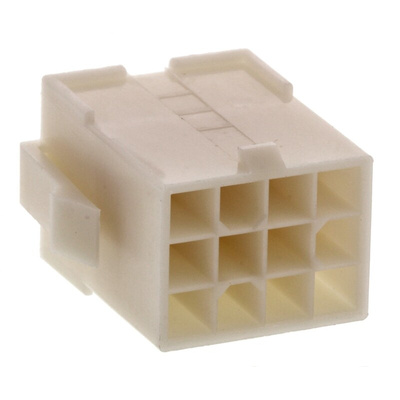 TE Connectivity, Mini-Universal MATE-N-LOK Female Connector Housing, 4.2mm Pitch, 12 Way, 3 Row