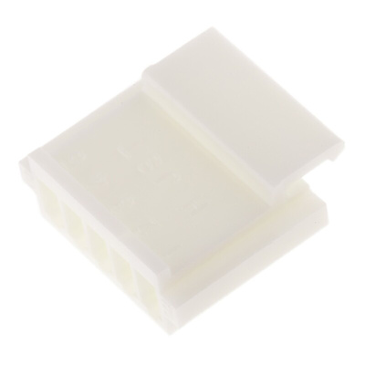 JST, NH Female Connector Housing, 2.5mm Pitch, 5 Way, 1 Row