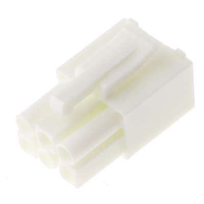 JST, EL Male Connector Housing, 6 Way, 2 Row