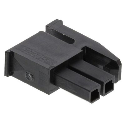 TE Connectivity, Micro MATE-N-LOK Female Connector Housing, 3mm Pitch, 2 Way, 2 Row