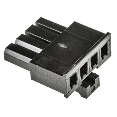 TE Connectivity, Micro MATE-N-LOK Female Connector Housing, 3mm Pitch, 4 Way, 1 Row