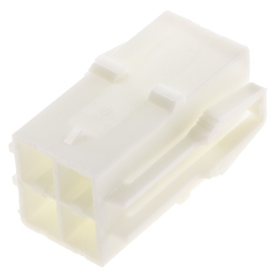JST, VL Female Connector Housing, 6.2mm Pitch, 4 Way, 2 Row