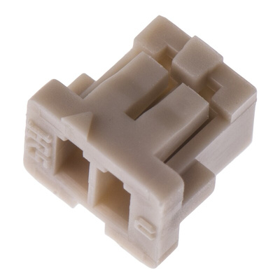 Hirose, DF13 Female Connector Housing, 1.25mm Pitch, 2 Way, 1 Row