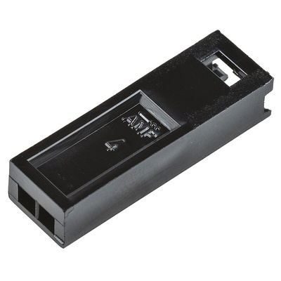 TE Connectivity, AMPMODU MOD II Female Connector Housing, 2.54mm Pitch, 2 Way, 1 Row