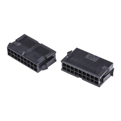 Molex, Micro-Fit 3.0 Male Connector Housing, 3mm Pitch, 18 Way, 2 Row
