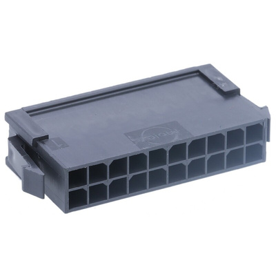 Molex, Micro-Fit 3.0 Male Connector Housing, 3mm Pitch, 20 Way, 2 Row