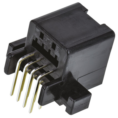 TE Connectivity, MULTILOCK 040 Female Connector Housing, 2.5mm Pitch, 8 Way, 2 Row Right Angle