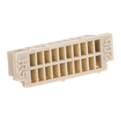 Hirose, DF13 Female Connector Housing, 1.25mm Pitch, 20 Way, 2 Row