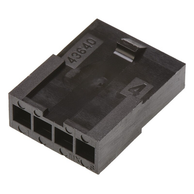 Molex, Micro-Fit 3.0 Male Connector Housing, 3mm Pitch, 4 Way, 1 Row