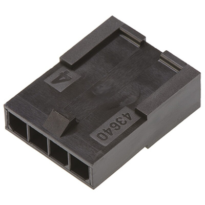 Molex, Micro-Fit 3.0 Male Connector Housing, 3mm Pitch, 4 Way, 1 Row