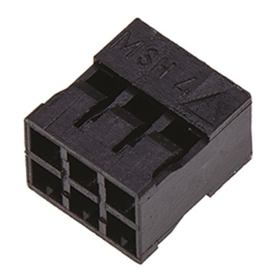 Molex, Milli-Grid Female Connector Housing, 2mm Pitch, 6 Way, 2 Row