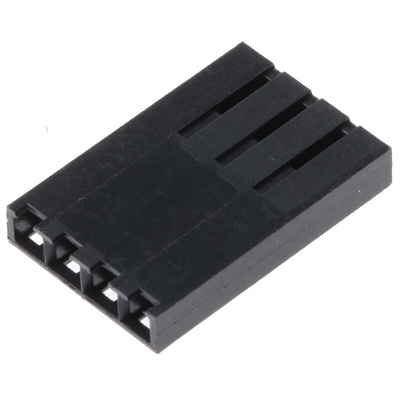 Molex, SL Female Connector Housing, 2.54mm Pitch, 4 Way, 1 Row