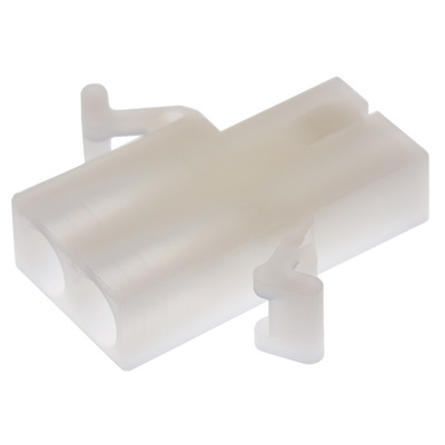 Molex, STANDARD .093" Female Connector Housing, 6.3mm Pitch, 2 Way, 1 Row