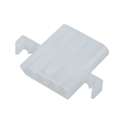 Molex, STANDARD .093" Female Connector Housing, 5.03mm Pitch, 4 Way, 1 Row