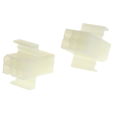 Molex, STANDARD .093" Female Connector Housing, 5.03mm Pitch, 6 Way, 2 Row