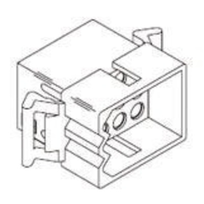 Molex, STANDARD .093" Male Connector Housing, 5.03mm Pitch, 6 Way, 2 Row