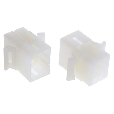 Molex, STANDARD .093" Male Connector Housing, 2.36mm Pitch, 6 Way, 2 Row