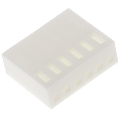 Molex, KK 254 Female Connector Housing, 2.54mm Pitch, 6 Way, 1 Row