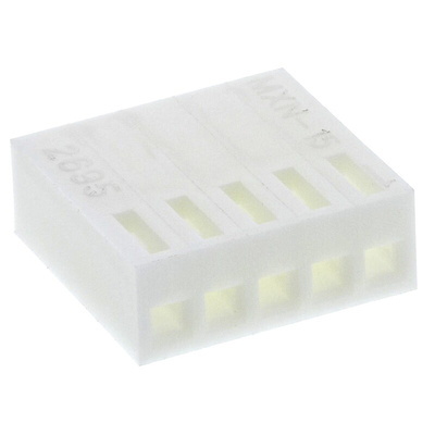 Molex, KK 254 Female Connector Housing, 2.54mm Pitch, 5 Way, 1 Row