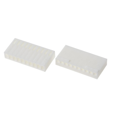 Molex, 2695 Female Connector Housing, 2.54mm Pitch, 10 Way, 1 Row