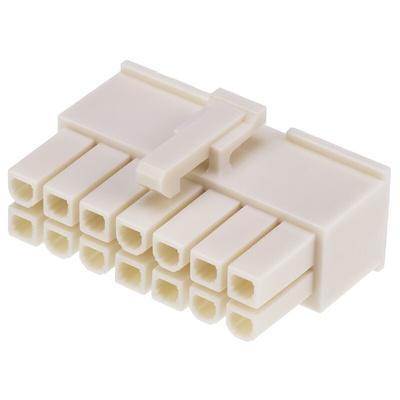 Molex, Mini-Fit Jr Female Connector Housing, 4.2mm Pitch, 14 Way, 2 Row
