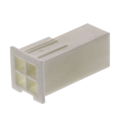 Molex, Mini-Fit Jr Male Connector Housing, 4.2mm Pitch, 4 Way, 2 Row