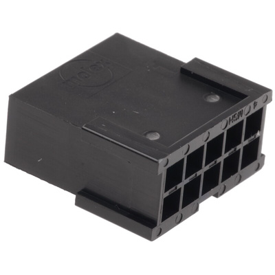 Molex, Micro-Fit 3.0 Male Connector Housing, 3mm Pitch, 10 Way, 2 Row