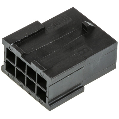 Molex, Micro-Fit 3.0 Male Connector Housing, 3mm Pitch, 8 Way, 2 Row