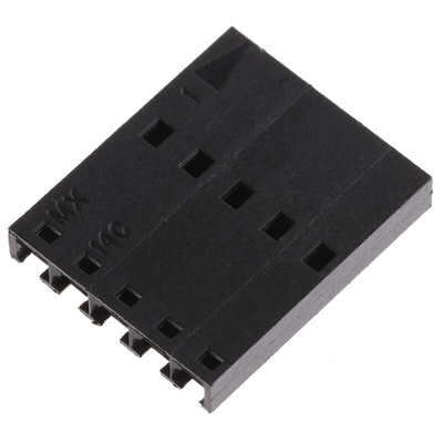 Molex, SL Female Connector Housing, 2.54mm Pitch, 5 Way, 1 Row