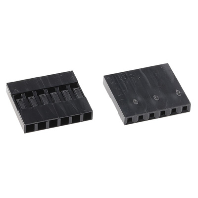 HARWIN, M20-10 Female Connector Housing, 2.54mm Pitch, 6 Way, 1 Row