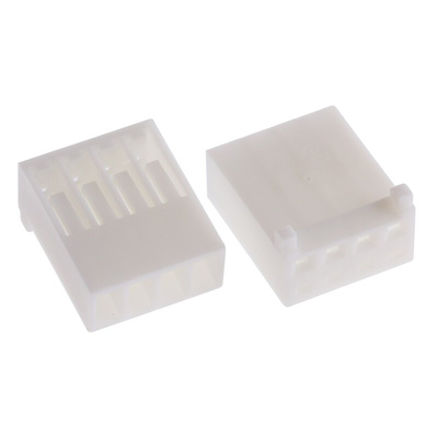 TE Connectivity, CST-100 II Female Connector Housing, 2.54mm Pitch, 4 Way, 1 Row