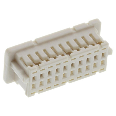 Hirose, DF20 Female Connector Housing, 1mm Pitch, 20 Way, 2 Row