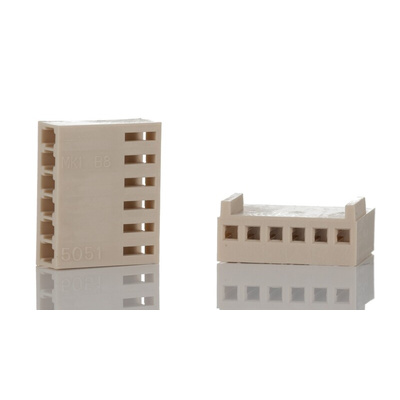 Molex, 5051 Female Connector Housing, 2.5mm Pitch, 6 Way, 1 Row