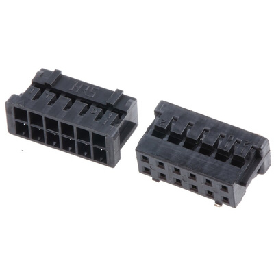 Hirose, DF11 Female Connector Housing, 2mm Pitch, 12 Way, 2 Row