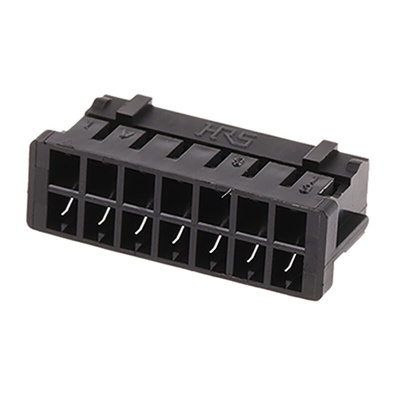 Hirose, DF11 Female Connector Housing, 2mm Pitch, 14 Way, 2 Row