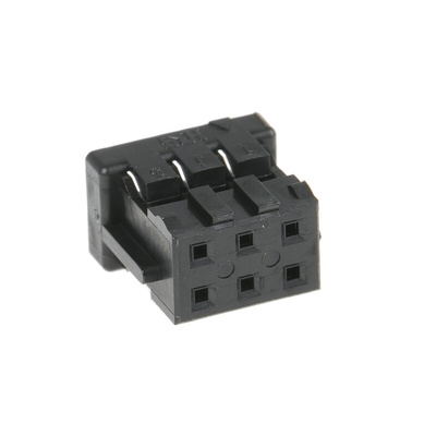 Hirose, DF11 Female Connector Housing, 2mm Pitch, 6 Way, 2 Row