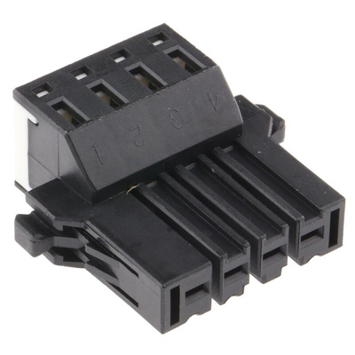 JST, J300 Female Connector Housing, 5.08mm Pitch, 4 Way, 1 Row