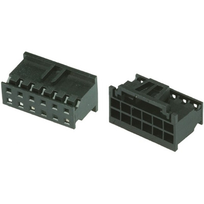 Amphenol Communications Solutions, Minitek Pwr Female Connector Housing, 2mm Pitch, 10 Way, 2 Row