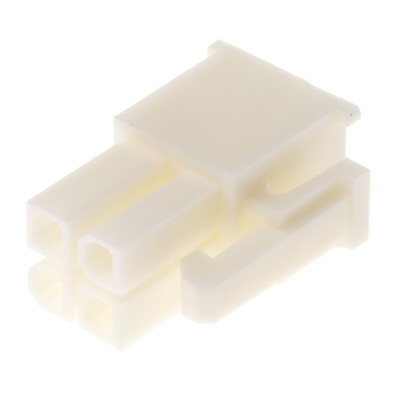 TE Connectivity, VAL-U-LOK Female Connector Housing, 4.2mm Pitch, 4 Way, 2 Row