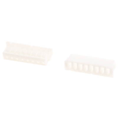 JST, ZH Female Connector Housing, 1.5mm Pitch, 8 Way, 1 Row Side Entry, Top Entry