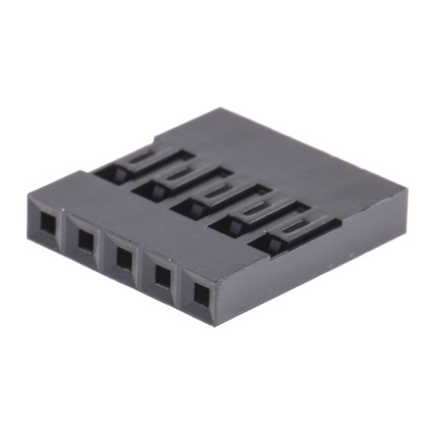 Amphenol Communications Solutions, Mini-PV Female Connector Housing, 2.54mm Pitch, 5 Way, 1 Row