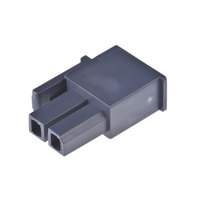 Molex, Mega-Fit Male Connector Housing, 5.7mm Pitch, 2 Way, 2 Row