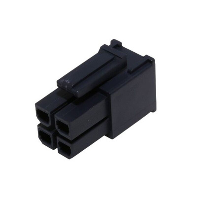 Molex, Mega-Fit Female Connector Housing, 5.7mm Pitch, 4 Way, 2 Row