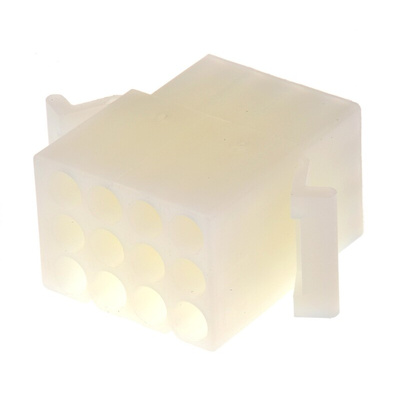 Molex, STANDARD .093" Female Connector Housing, 5.03mm Pitch, 12 Way, 3 Row