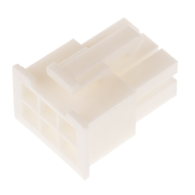 TE Connectivity, VAL-U-LOK Female Connector Housing, 4.2mm Pitch, 6 Way, 2 Row