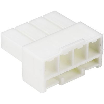 JST, VLP Male Connector Housing, 6.2mm Pitch, 4 Way, 1 Row