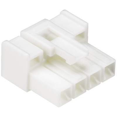 JST, VLP Male Connector Housing, 6.2mm Pitch, 4 Way, 1 Row