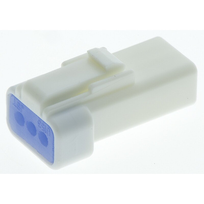 JST, JWPF Male Connector Housing, 2mm Pitch, 3 Way, 1 Row