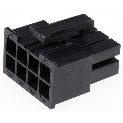 Molex, Mini-Fit Jr Female Connector Housing, 4.2mm Pitch, 8 Way, 2 Row